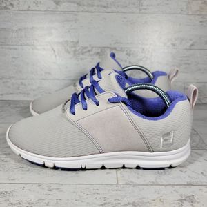 FootJoy Womens enJoy Golf Shoes 95708 Spikeless Light Grey Size 7M